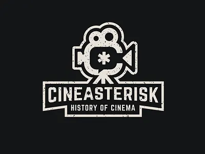 cineasterisk- cinema logo brand idenity brand identity brand logo brand mark camera logo cineasterisk cinema display cinema logo film maker logo movie logo professional logo video videographer videography