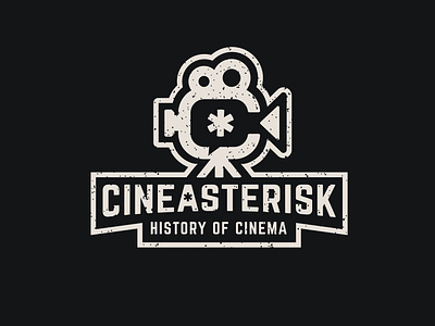 cineasterisk- cinema logo brand idenity brand identity brand logo brand mark camera logo cineasterisk cinema display cinema logo film maker logo movie logo professional logo video videographer videography