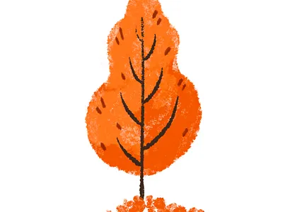 Tree <3 digital art draw drawing illustration illustrator ipad paint procreate texture