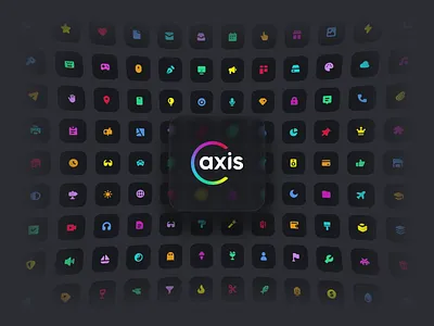 Axis Design System Icons axis design system icon icon design icon pack icon set iconography minimal minimal icons ui