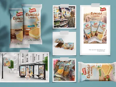 Einkorn cakebar brand identity branding design graphic design product