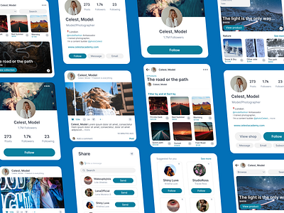 Social UI KIT app button card design design app design system figma graphic design mobile pattern shop shopapp social social media socialapp socialmedia ui ui kit ux