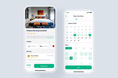 Hotel Booking mobile UI concept - Sodium UI Kit android ui app app ui design interface ios ios ui material mobile mobile app mobile ui resource sketch template ui ui design ui kit ui kits ux design ux ui