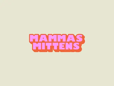 Mammas Mittens - 80s 80s animals cat cats design designer font font design illustration mammasmittens minimalism minimalist minimalistic mittens retro type typedesign typeface wordmark