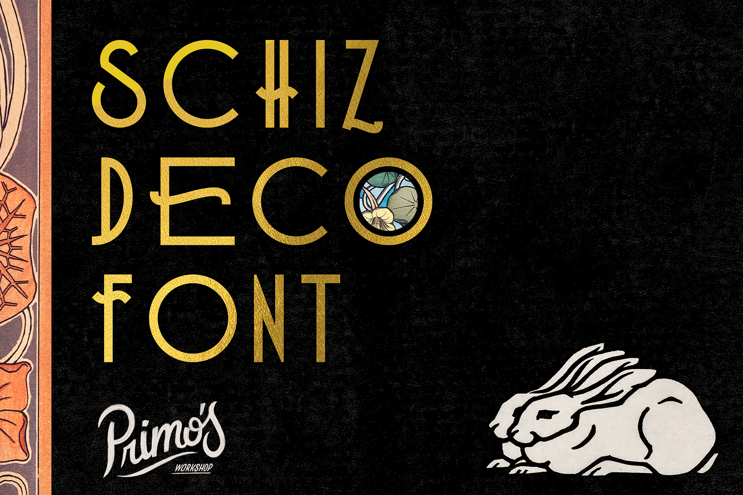 Schiz Deco Display Font by David Calavitta on Dribbble