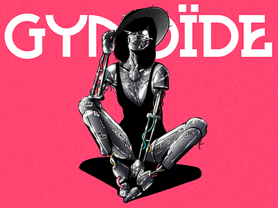 GYNOÏDE 2 cyborg design digital art digital illustration digital painting drawing drawings droid droids gynoide illustration minimal noise noise texture pink procreate robot robotics robots rose