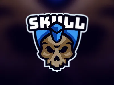 skull coreldraw design esport esportlogo esports forsale free good ilustrator logo mascot nice sport team trendinh