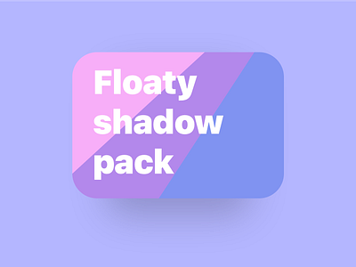 Floaty Shadow Pack app design download icon illustration logo minimal sketch ui ux vector