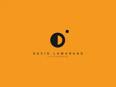 David Lamarand Logo creative idea creative logo minimalist logo photography logo