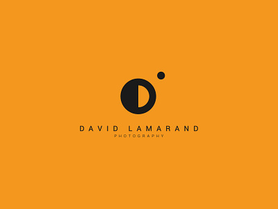 David Lamarand Logo creative idea creative logo minimalist logo photography logo