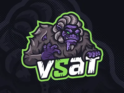V5AT Mascot Logo call of duty csgo esport esports gaming illustration logo logofolio mascot stream twitch valorant vector warzone zombie