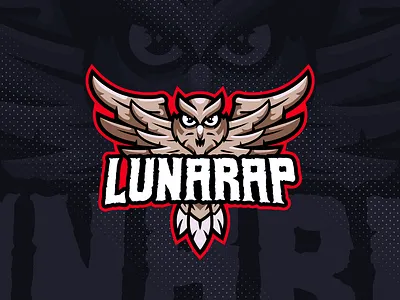 LunarAP Owl Mascot Logo branding csgo design esport esports gaming illustration logo logofolio mascot owl owl logo stream twitch valorant vector