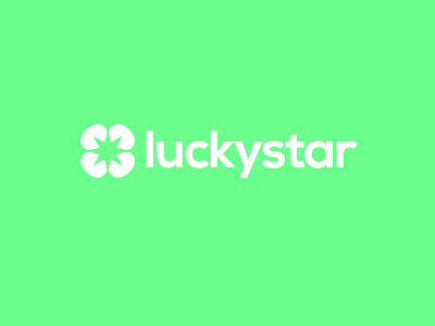 LuckyStar Casino bet casino clover fluke fortune gamble gambling game hazard logo luck poker roulette star success