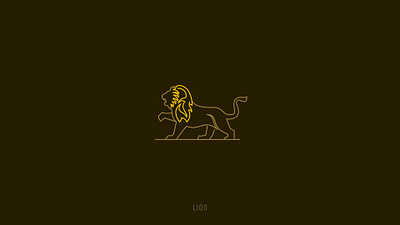 Lion 36daysoftype animal logo brand identity design creative design design grid logo icon mark logo illustration lion logo logo logotype