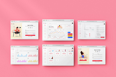 eDose - Habit Reminder App Ui Ux Design illustration landing page landing page design landing page ui ui ux ui ux design web design