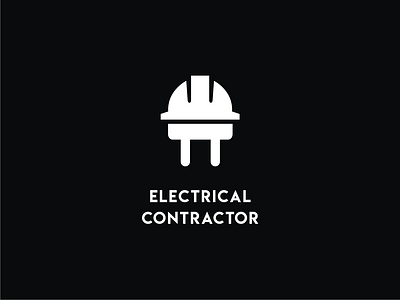 Electrical Contractor branding design doublemeaning dualmeaning illustration logo