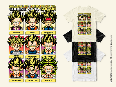 CHOOSE YOUR SAIYAN anime dbz dragon ball dragon ball super dragon ball z drawing gohan goku shonen tshirt vegeta