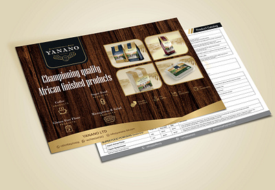 Coffee Flyer and Catalog design brochure business flyer catalog flyer marketing flyer show book