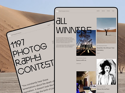 Photography Contest Website Interactions after effects animation contest design design studio figma design graphic design interaction interface motion design photography scroll ui user experience user interface ux web web design web layout website design