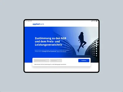 zeb.zustimmung – Customization applied bank banking consent customization design finance financial forms landingpage ui white label zeb zustimmung
