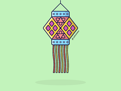 Latern ( know as kandil in india ) adobe illustrator art artwork design designer designers diwali drawing festival flat flatdesign graphicdesign illustration india lamp lantern lights vector vector illustration vectorart