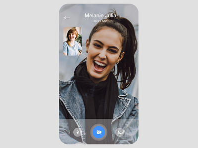 Simple Video Calling App design ui videocall