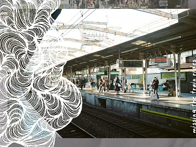 Stay at Home Art Series - Trains and Memories design film photography illustration photoshop typography