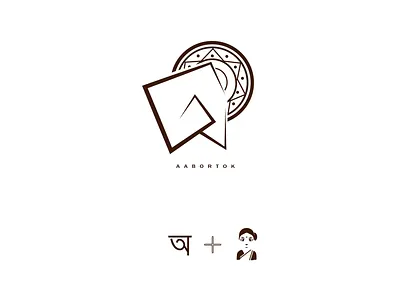 Logo of Aabortok branding design flat graphic design icon illustrator logo minimal typography vector