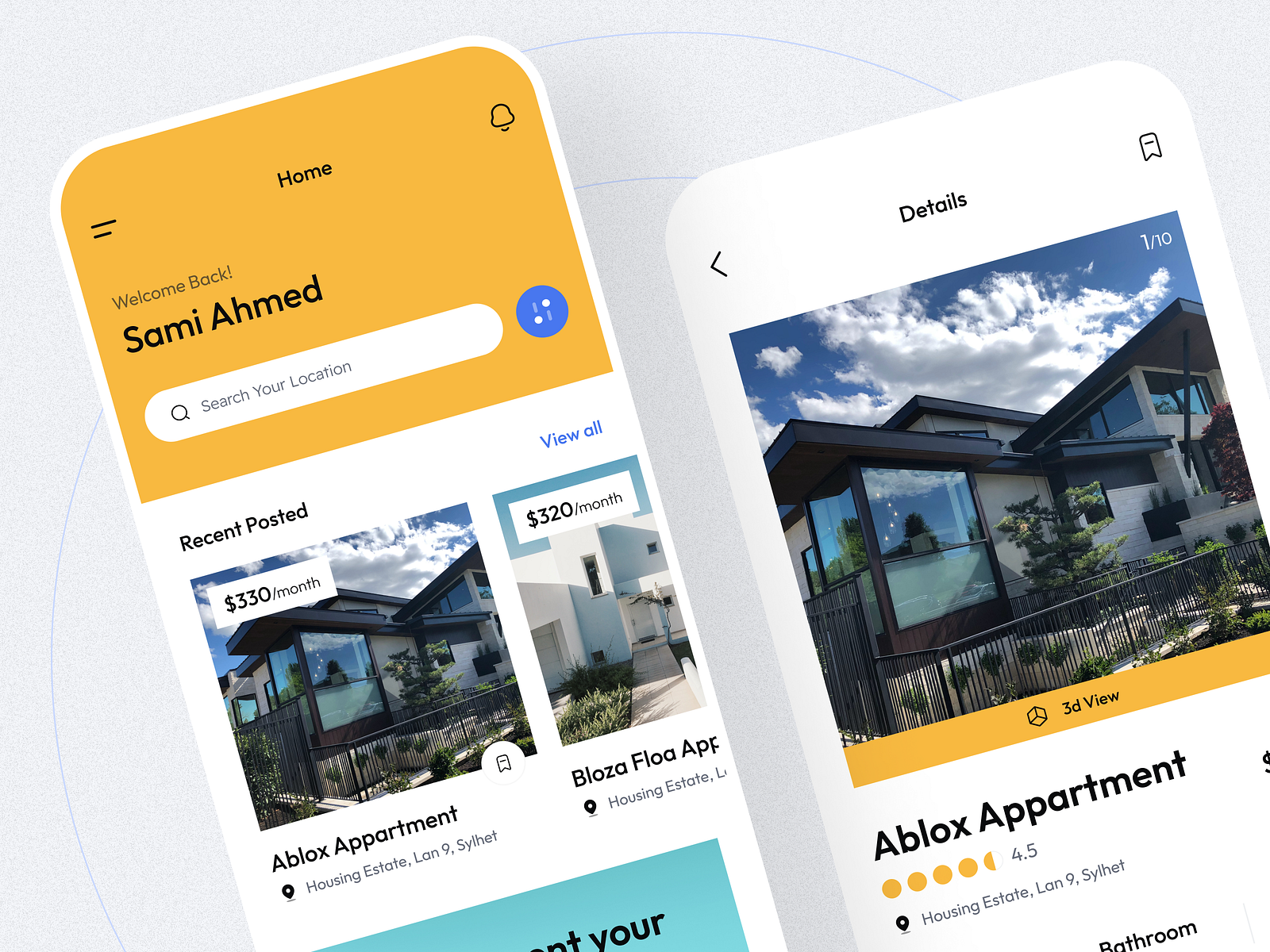 Real Estate App by Mehedi Titas on Dribbble