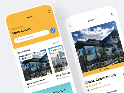 Real Estate App app app design app ui app ui design case study product design real estate app uihut uiux design