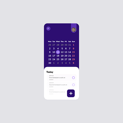 Daily UI Challenge 071 - Schedule app brand branding daily 100 challenge dailyui dailyuichallenge design illustration logo logodesign logos