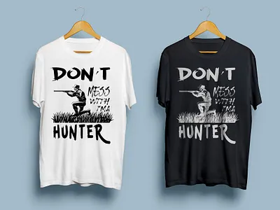 Don't miss with i'm a hunter. design illustration logo minimal typography vector