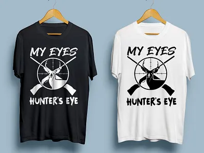 My eyes hunter's eye. art design graphic design illustration illustrator logo minimal typography vector
