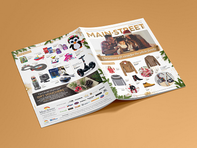 Main Street Complex | Newsletter adobe indesign brand branding christmas design freelancer graphic designer logo magazine malta newsletter shopping