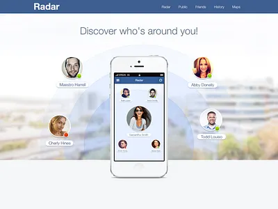 Discover Who's Around You | RADAR App app location app location tracker radar