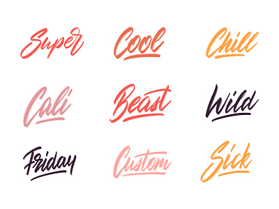 Lettering logotypes sketches apparel branding brush calligraphy clothing design fashion hand lettering handlettering label lettering logo logotype mark packaging script sketch super type typography