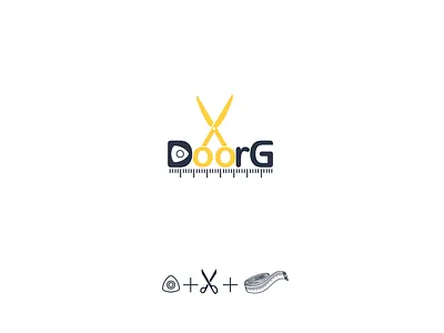 Logo of DoorG branding design flat graphic design icon illustration illustrator logo minimal typography vector