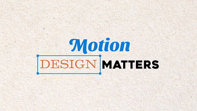 Motion Design Matters after effects branding design genovations genovationsmedia graphic design illustration logo ui vector