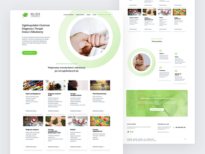 Website Design for Centrum Koliber clean design layout minimal poland theme ui ux web webdesign website