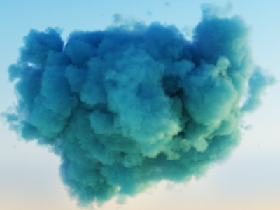 Cloud Composition 3d art cg cinema4d cloud colorful houdini