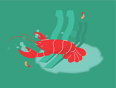 11:11 11:11 illustration lobster shrimp