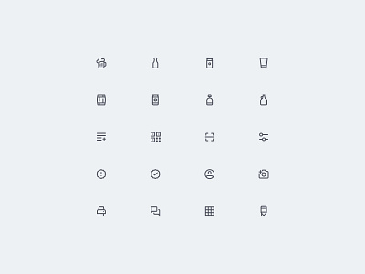 Untappd Custom Icons design icon icon set icons ui ux