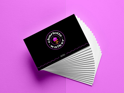 Self-Branded Business Cards branding business cards crest crest logo logo self branding self identity vector rose