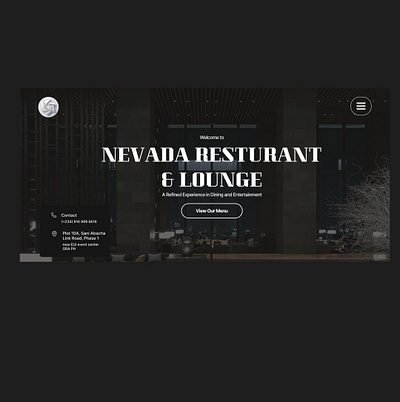 Re-design of a Restaurant and Lounge. animation branding graphic design logo motion graphics ui