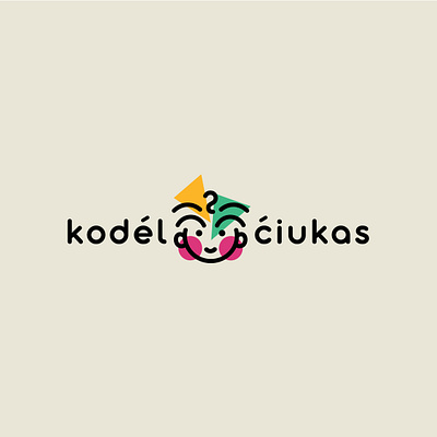 KODELCIUKAS branding children colourful logo fun logo funky logo graphic design kids kidslogo kidsstore branding kidsstorelogo line art linelogo logo logobook logofolio minimalist logo minimalist logotype store branding storelogo