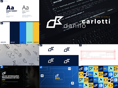 Danilo Carlotti - Brand book brand brand guide brandbook branding design graphic design logo visual identity