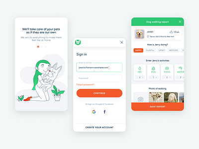 Volti - Mobile View android illustration minimal mobile mobile app design mobile design mobile ui