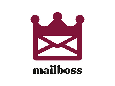 MailBoss boss branding crown design designer email logo mail typo typography vector