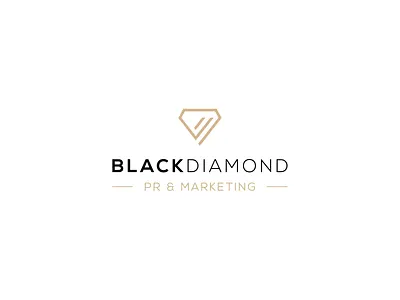 Black Diamond Logo Design clean clean logo custom logo design diamond diamond logo logo logo design logo designer logodesign minimal minimal diamond