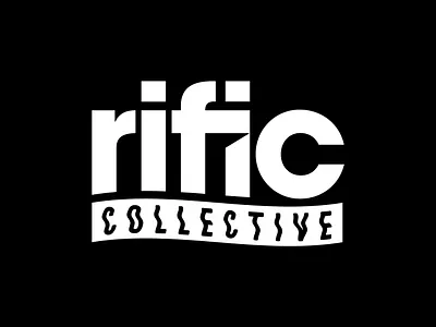 Rific Collective Brand Design brand brand design brand identity brand logo branding branding design custom type design logo logo design logotype merch merch design sans serif sports type type design typography vanguard